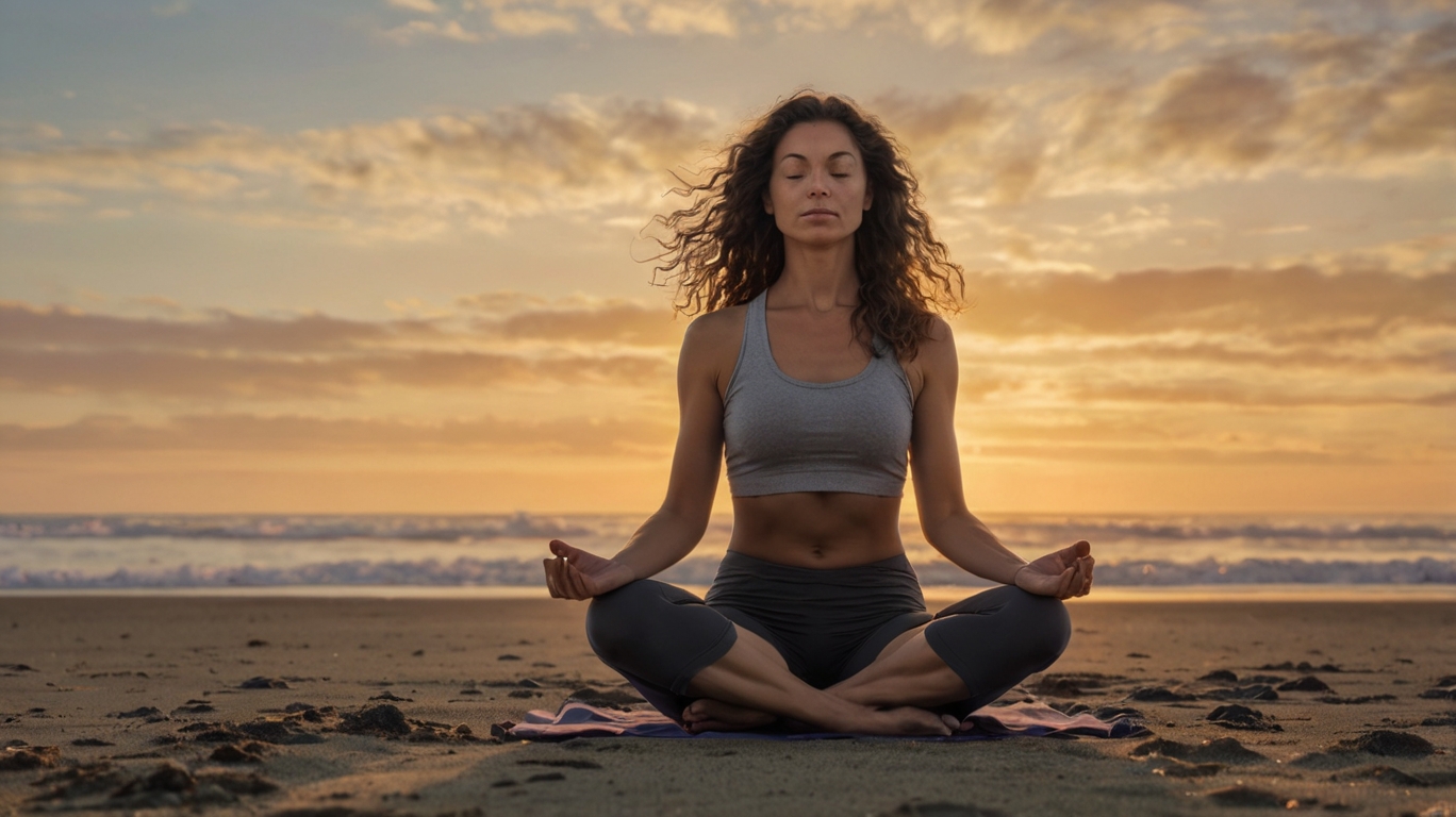 Pratica yoga in armonia con la natura